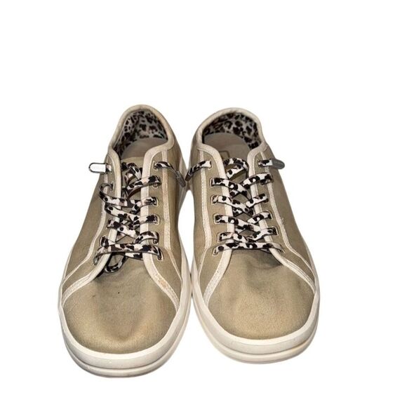 Hey Dude Shoes - Hey Dude Women's Karina Joy Sneakers Beige Animal Print Size 9